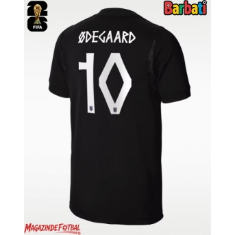 Norvegia Martin Odegaard #10 Tricou Fotbal Replică Mondial 2026 Barbati Deplasare